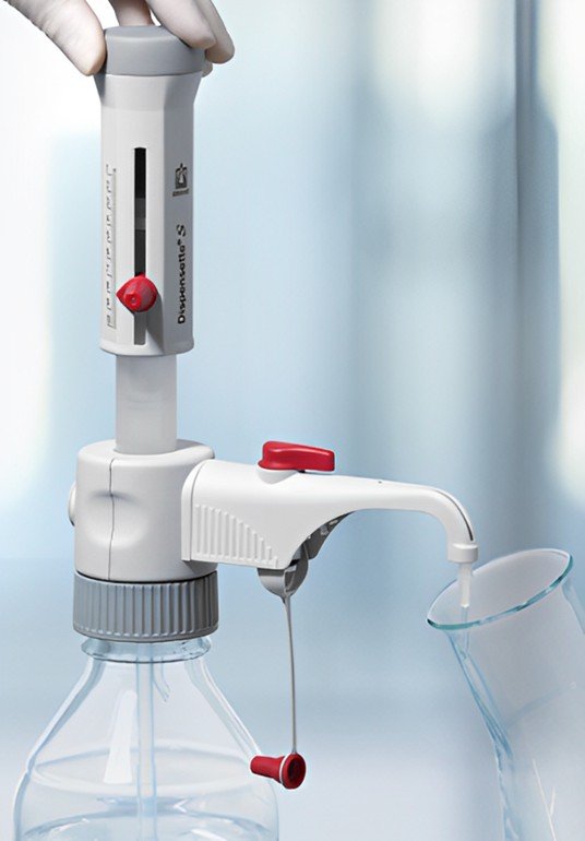 Brand Dispensette S Şişe Üstü Analog Ayarlanabilir Vanalı Dispenser 0.2-2 ml uçları