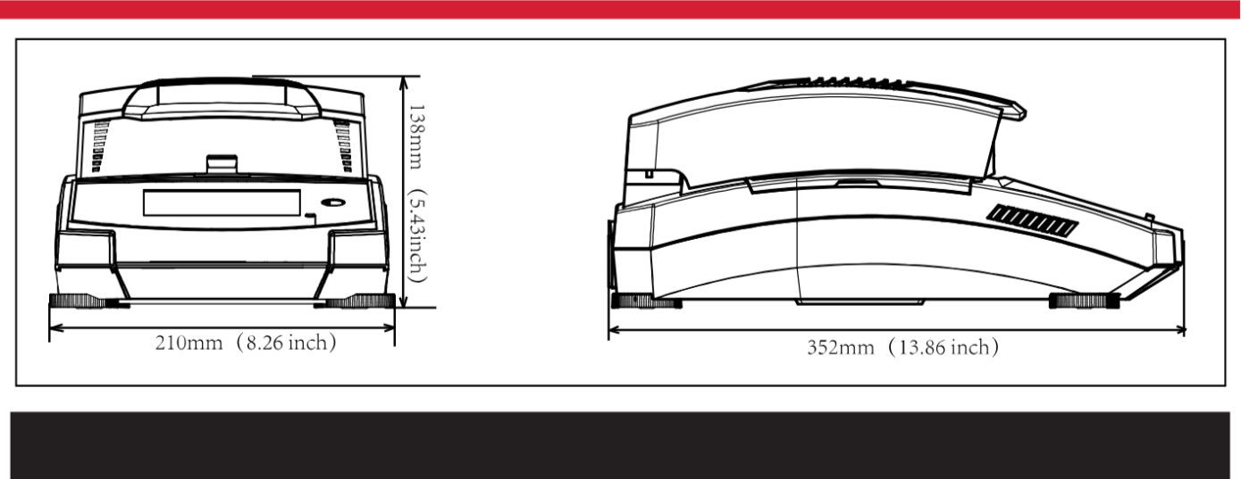 ohaus mb 32 boyutları