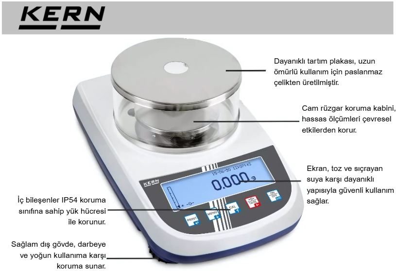 kern plj yarı analitik