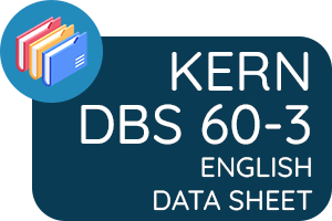 kern dbs 60-3 data sheet