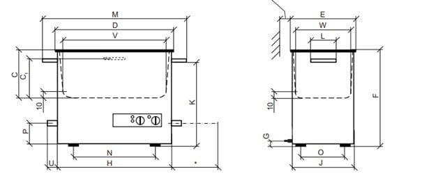 Bandelin RK 100 H Ultrasonik Banyo teknik özellikler 1