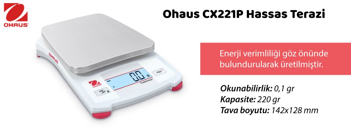 ohaus-cx221p-hassas-terazi-ozellikleri