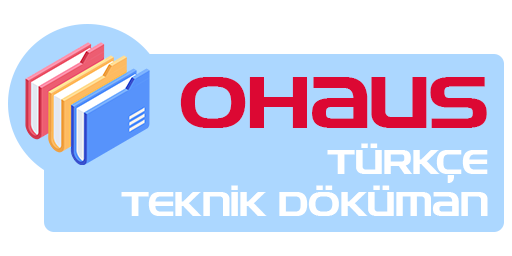 ohaus pr 224 türkçe teknik döküman data sheet
